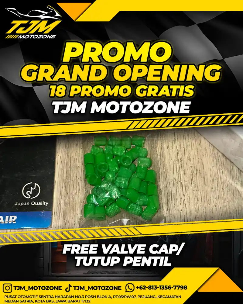 Free Valve Cap /  Tutup Pentil