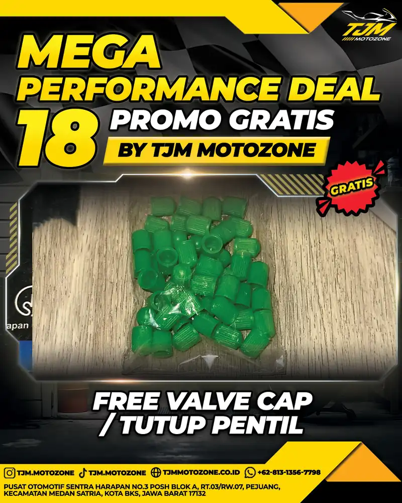 Free Valve Cap / Tutup Pentil