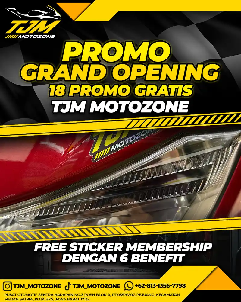 Free Sticker Membership dengan 6 Benefit