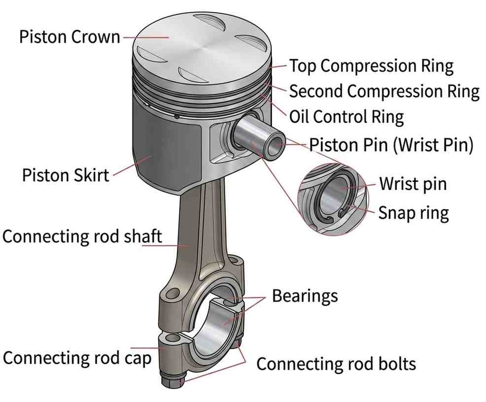 Apa Itu Piston Motor? Panduan Fungsi hingga Perawatannya